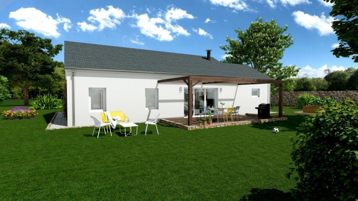 Vente terrain + maison PRADES-SALARS Aveyron