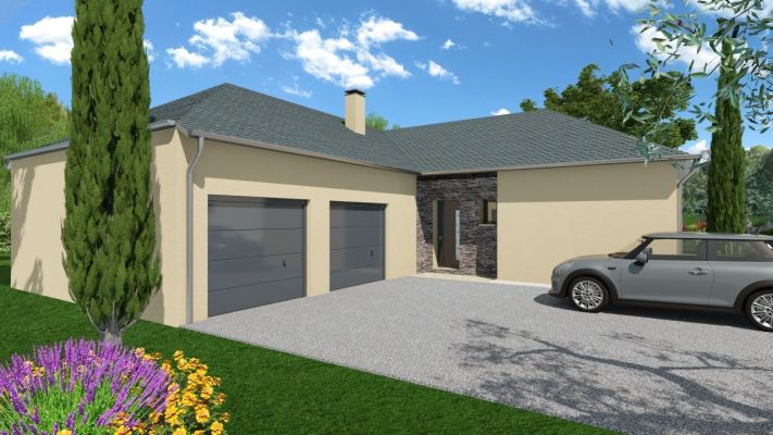 Vente terrain + maison TAURIAC-DE-NAUCELLE Aveyron